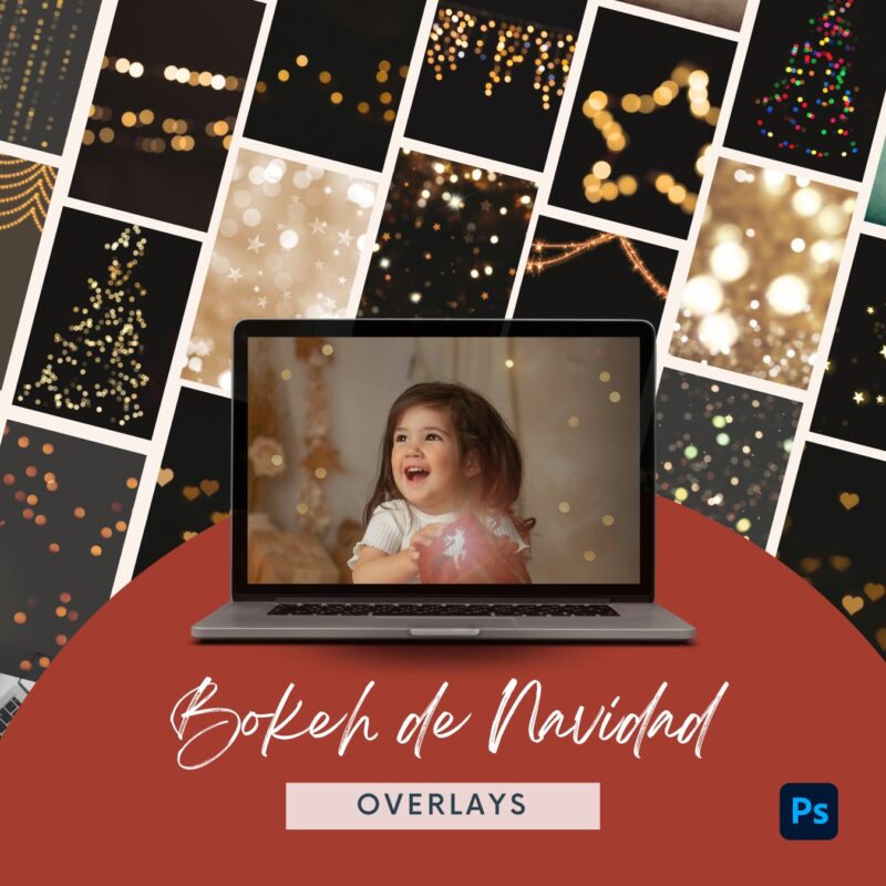 Overlays Bokeh Navidad Premium